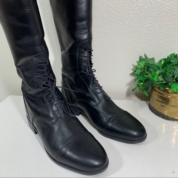 Ariat Equestrian English Riding Tall Boots Leather - Picture 10 of 13
